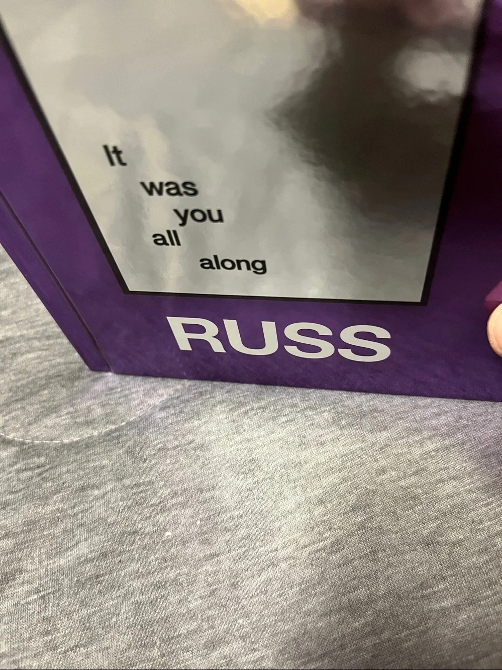 Russ Metallic Purple Hardcover with Mirrored Panel